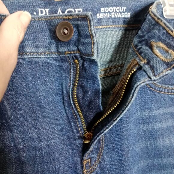⭐ The Children's Place Girls Kids Bootcut Denim Jeans Pants NWT sz: 12 husky - Picture 6 of 8
